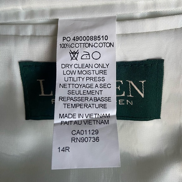 Lauren Ralph Lauren Boys Pastel Madras Blazer, Size 14R - Picture 12 of 13